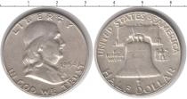 Продать Монеты США 50 центов 1954 Серебро