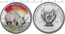 Продать Монеты Конго 240 франков 2008 Серебро