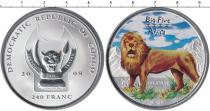 Продать Монеты Конго 240 франков 2008 Серебро