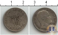 Продать Монеты Дания 10 сентим 1862 Серебро