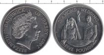 Продать Монеты Остров Джерси 5 фунтов 2007 Медно-никель