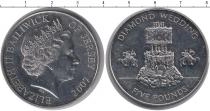 Продать Монеты Остров Джерси 5 фунтов 2007 Медно-никель