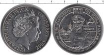 Продать Монеты Остров Джерси 5 фунтов 2005 Медно-никель