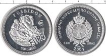 Продать Монеты Мальтийский орден 500 лир 2001 Серебро