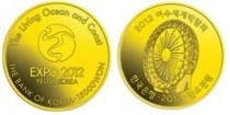 Продать Монеты Южная Корея 15000 вон 2012 Золото