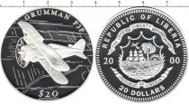 Продать Монеты Либерия 20 долларов 2000 Серебро