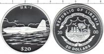 Продать Монеты Либерия 20 долларов 2000 Серебро