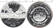 Продать Монеты Либерия 20 долларов 2000 Серебро