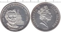 Продать Монеты Острова Кука 50 долларов 1990 Серебро