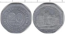 Продать Монеты Нюрнберг 20 пфеннигов 0 Алюминий