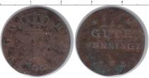 Продать Монеты Мекленбург-Стрелитц 3 пфеннига 1766 