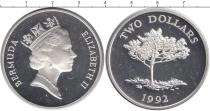Продать Монеты Бермудские острова 2 доллара 1992 Серебро