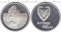 Продать Монеты Кипр 500 милс 1976 Серебро