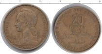 Продать Монеты Территория афаров и исса 20 франков 1968 Медь