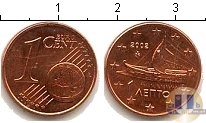 Продать Монеты Греция 1 цент 2002 сталь с медным покрытием