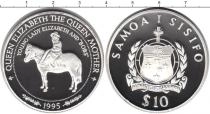 Продать Монеты Самоа 10 тала 1995 Серебро