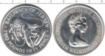 Продать Монеты Остров Джерси 2 1/2 фунта 1972 