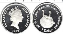 Продать Монеты Новая Зеландия 1 доллар 1989 Серебро