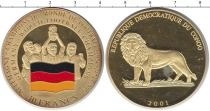 Продать Монеты Конго 10 франков 2001 