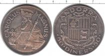 Продать Монеты Андорра 50 динерс 1960 Серебро