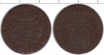 Продать Монеты Испания 3 кварты 1823 Медь