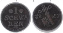 Продать Монеты Бремен 1 шварен 1781 
