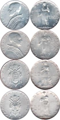 Продать Подарочные монеты Ватикан Выпуск 1951 года 1951 Алюминий