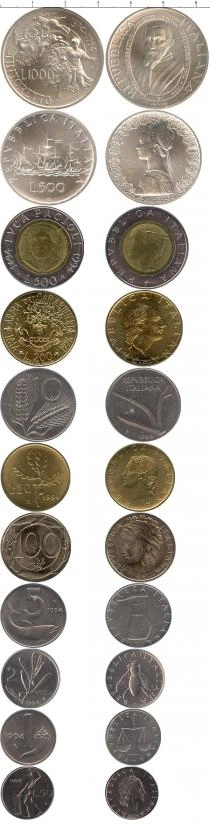 Продать Подарочные монеты Италия Выпуск монет 1994 года 1994 