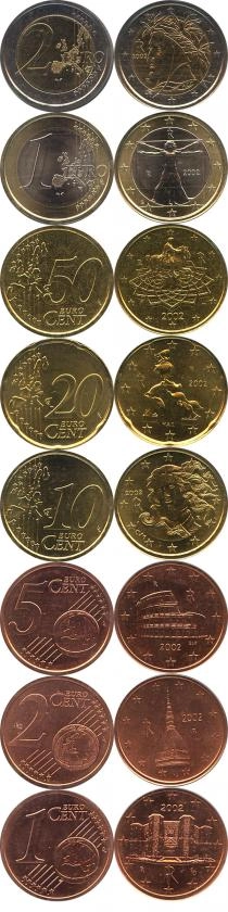 Продать Подарочные монеты Италия Евронабор 2002 2002 