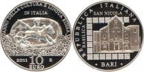 Продать Подарочные монеты Италия Год русского языка и российской культуры в Италии 2011 Серебро