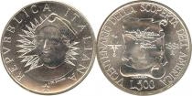 Продать Подарочные монеты Италия 500-летие открытия Америки 1991 Серебро