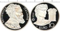 Продать Подарочные монеты Италия Творчество Микеланджело Буонарроти 2012 Серебро