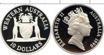 Продать Подарочные монеты Австралия Западная Австралия 1990 Серебро