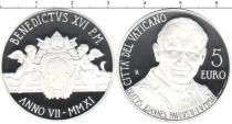 Продать Подарочные монеты Ватикан Бенедикт 2011 Серебро