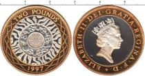 Продать Подарочные монеты Великобритания 2 фунта 1997 Серебро