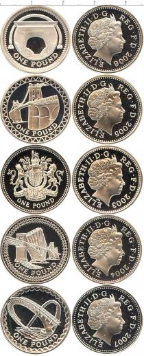 Продать Подарочные монеты Великобритания Образцы мостов 2003 Серебро