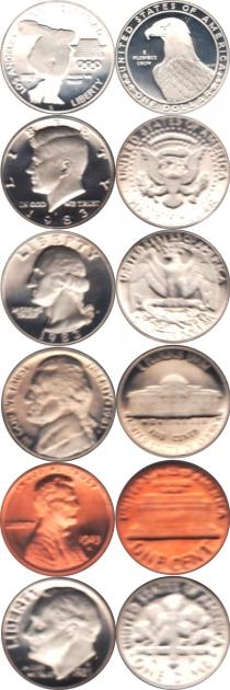 Продать Подарочные монеты США Выпуск 1983 года 1983 