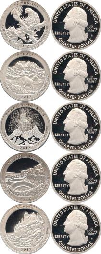 Продать Подарочные монеты США Пруф-сет квотеры 2012 Серебро