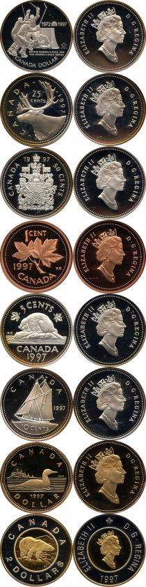 Продать Подарочные монеты Канада Набор монет 1997 года 1997 