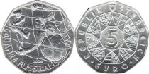Продать Подарочные монеты Австрия 100- летие футбола 2004 Серебро