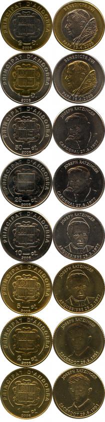 Продать Подарочные монеты Андорра Бенедикт 16 2006 