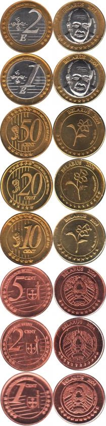 Продать Подарочные монеты Беларусь Пробник-евронабор 2004 2004 