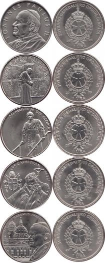 Продать Подарочные монеты Ватикан Иоанн Павел 2005 Медно-никель