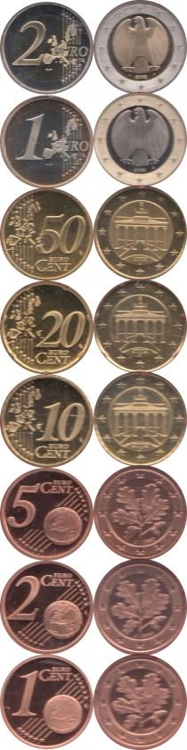 Продать Подарочные монеты Германия Выпуск 2002 года, Чеканка Гамбурга 2002 