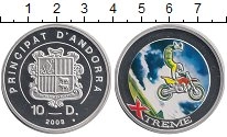Продать Монеты Андорра 10 динерс 2007 Серебро