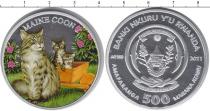Продать Монеты Руанда 500 франков 2011 Серебро