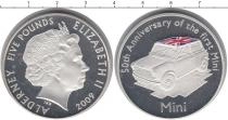 Продать Монеты Олдерни 5 фунтов 2009 Серебро