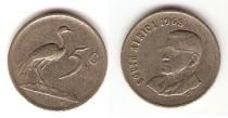 Продать Монеты ЮАР 5 центов 1968 Никель
