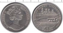 Продать Монеты Гибралтар 1 крона 1993 Медно-никель