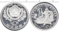Продать Монеты Корея 100 вон 1970 Серебро